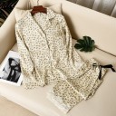 Leopardpyjamas för kvinnor P2680 5