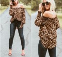 Leopardtopp för damer A159 1
