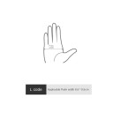 Λεπτά αδιάβροχα γάντια latex για πιάτα μέγεθος L μήκος περίπου 30 εκ. γάντια από καουτσούκ για καθαρισμό σπιτιού και πλύσιμο 3