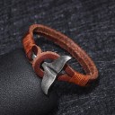 Leren armband met vinnen 3