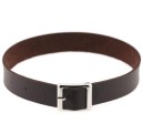 Leren choker als riem met gesp J3501 12