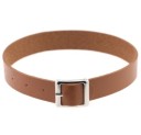 Leren choker als riem met gesp J3501 17