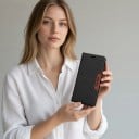 Leren hoesje voor Samsung Galaxy S24+ met magnetische sluiting en standaard Ruimte voor kaarten PU leer Boekhoes voor mobiel S24 Plus 3