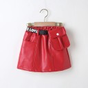 Leren rok voor meisjes L1044 5