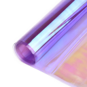 Lesklá průhledná světle fialová chromovaná vinylová fólie na světlomety 60 x 30 cm Samolepicí ochranná fólie tuning 3
