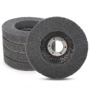 Lešticí lamelový kotouč na úhlovú brúsku 115 mm Otvor 22 mm Nylonové vlákno Šedý Čistenie rzi a leštenie kovu hliníka a dreva 1