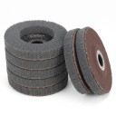 Lešticí lamelový kotouč na úhlovú brúsku 125 mm Otvor 22 mm Nylonové vlákno Šedý Čistenie rzi a leštenie kovu hliníka a dreva 3