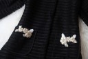 Let damefrakke med blomster J1213 16
