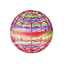 Létající dobíjecí míč pro děti Venkovní i vnitřní hračka pro děti Létající UFO koule s LED diodami Rotační svítící koule na hraní 8,7 cm 4