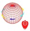 Létající míč na ovládání pro děti dovnitř i ven Dětská bumerangová hračka s ovladačem 360° rotující UFO koule 9,5 cm 3