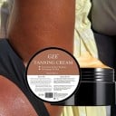 Letní opalovací krém bronzer na pleť a tělo 80 g v černém kelímku pro přirozený bronzový odstín pokožky bez slunce 2