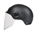 Letni retro kask motocyklowy typu flip up 55-62 cm Kask motocyklowy vintage wykonany z ABS Kask ochronny otwarty z daszkiem przeciwsłonecznym 1