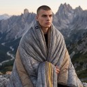 Letnia ultralekka kołdra puchowa Komfort od 15 °C Rozmiar 194 x 124 cm Puch kaczy 800 FP i nylon 10D Szara Na kemping i jako śpiwór 3