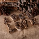 Letra decorativa de madera C475 1