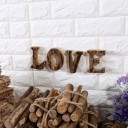 Letra decorativa de madera C475 3
