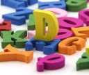 Letras de madera para niños 100 uds. 2