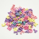 Letras decorativas em madeira 100 pcs 2