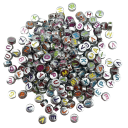 Letter Printed Beads 100 pcs 7