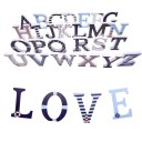 Lettera decorativa in legno C501 5