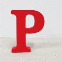 Lettera decorativa in legno C521 17