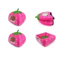 Letto per roditori a forma di fragola 2