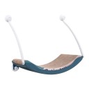 Letto sospeso per gatti da finestra con ventose 50 x 28 cm Graffiato in cartone e giocattolo Letto curvo per vetro 4