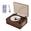Lettore CD retro ricaricabile 19,5 x 14,5 x 9 cm Stereo 2x5 W Bluetooth 5.0 USB USB-C AUX 3,5 mm telecomando 8