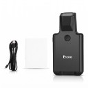 Lettore di codici a barre Bluetooth portatile 1D/2D e QR con clip per telefono, batteria 1050 mAh, BLE/SPP/HID, nero, per magazzino e inventario 3