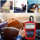 Lettore di codici di errore universale OBD2 per auto e camion Modalità di lettura e cancellazione dei codici di errore Visualizzazione dei dati Stato di prontezza 5