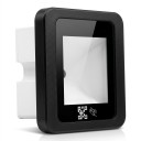 Lettore integrato di codici a barre e QR R35D con RFID 125 kHz EM, 86 × 86 mm, Wiegand/USB/RS485, nero, per controllo accessi e porte d'ingresso 1