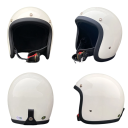 Letvægts retro motorcykelhjelm i glasfiber, åben hjelm i vintage-stil til scooter, chopper, café racer-kørere, sikkert motoudstyr 1