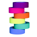 Leuchtende Baumwollklebeband 5 m x 13 mm Neonfarbene fluoreszierende selbstklebende Bänder, die unter UV-Licht leuchten 2