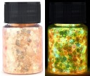 Leuchtende Pailletten für Epoxidharz Pigmente für Leuchten im Dunkeln Metallische Farben UV-Effekte Neonfarben für Füllungen, Dekorationen 17