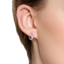 Leuchtende Pfotenohrringe 925 Silber für Frauen Modischer Schmuck Geschenke lumineszierender Stein Pfoten für Tierliebhaber leuchtet im Dunkeln 3