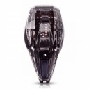 Leva del cambio in cristallo BMW NBT-1234F set da 3 pezzi con controller multimediale NBT, trasparente, per BMW serie 1 2 3 4 F20 F30 F32 LHD 1