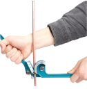 LIBRATON 3-in-1 Pipe Bender 6–10 mm Aluminium Alloy Blue for Copper, Brass, Aluminium and Steel Pipe Installation 3