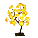 Licht in de vorm van een struik met rozen 24 LED warme witte licht USB voeding Schattige decoratie moderne design 6