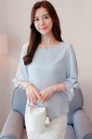 Lichtblauwe blouse voor dames Beth 5