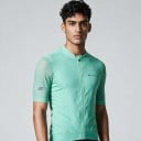 Lichte en ademende heren fietsshirt met korte mouwen en volledige ritssluiting met netstof mouwen en een zak aan de achterkant 2