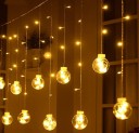 Lichtgevend gordijn met ballen 1