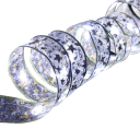 Lichtgevend goudkleurig kerstlint 1 m 10 LED&#39;s 6