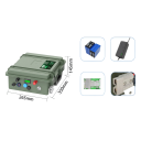 LiFePO4 baterie 12 V 140 Ah 1792 Wh Smart 4S 100 A BMS s Bluetooth Voděodolný ABS kryt Zelená Karavany lodě i solární systémy 2