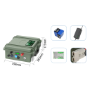LiFePO4 baterie 12 V 200 Ah 2560 Wh Smart 4S 200 A BMS s Bluetooth Voděodolný ABS kryt Zelená Karavany lodě i solární systémy 2