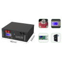 LiFePO4 baterie 48 V 150 Ah 7680 Wh Smart BMS s Bluetooth a LCD displejem Nerezový kryt 6000 cyklů Solární systém a záloha energie 2