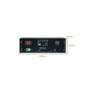 LiFePO4 baterie 51,2 V 100 Ah 16S s Bluetooth BMS 100 A a dotykovým LCD displejem 476 x 147 x 443 mm 6000 cyklů černá solární úložiště 2