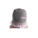 Lige paryk af menneskehår Længde 50,8 cm Dyb front lace 33 x 15,2 cm Tæthed 200 % Sort Til fotografering, fester og almindelige dage 3