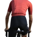 Ligero y transpirable maillot de ciclismo para hombre con manga corta y cremallera de longitud completa con mangas de malla y bolsillo 11