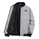 Light Zip Jacket with Lining Fashion Transitional Jacket for the City Sports Jacket with Elastic Cuffs Stylish Jacket for Leisure and Spring 4