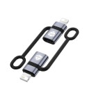 Lightning naar USB 2.0-adapter met OTG-functie Snelle 3A-oplaadconverter voor iPhone 14 Pro iPad en USB-apparaataansluiting 2
