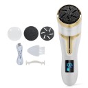 Lijadora eléctrica recargable para talones con aspiración pantalla LCD tres cabezales de lijado cuidado de los pies 4
